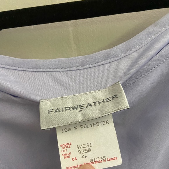 Fairweather Women’s Size 4 Gown Maxi Shift Dress Sleeveless Purple Long - Picture 5 of 8